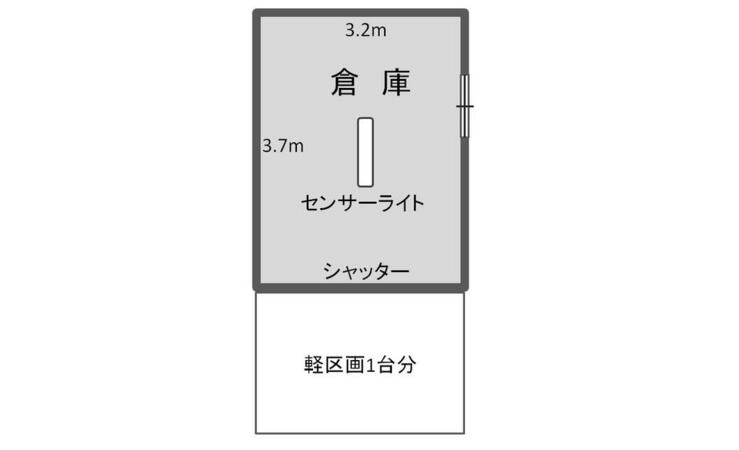 前田モータープールⅠ 区画図